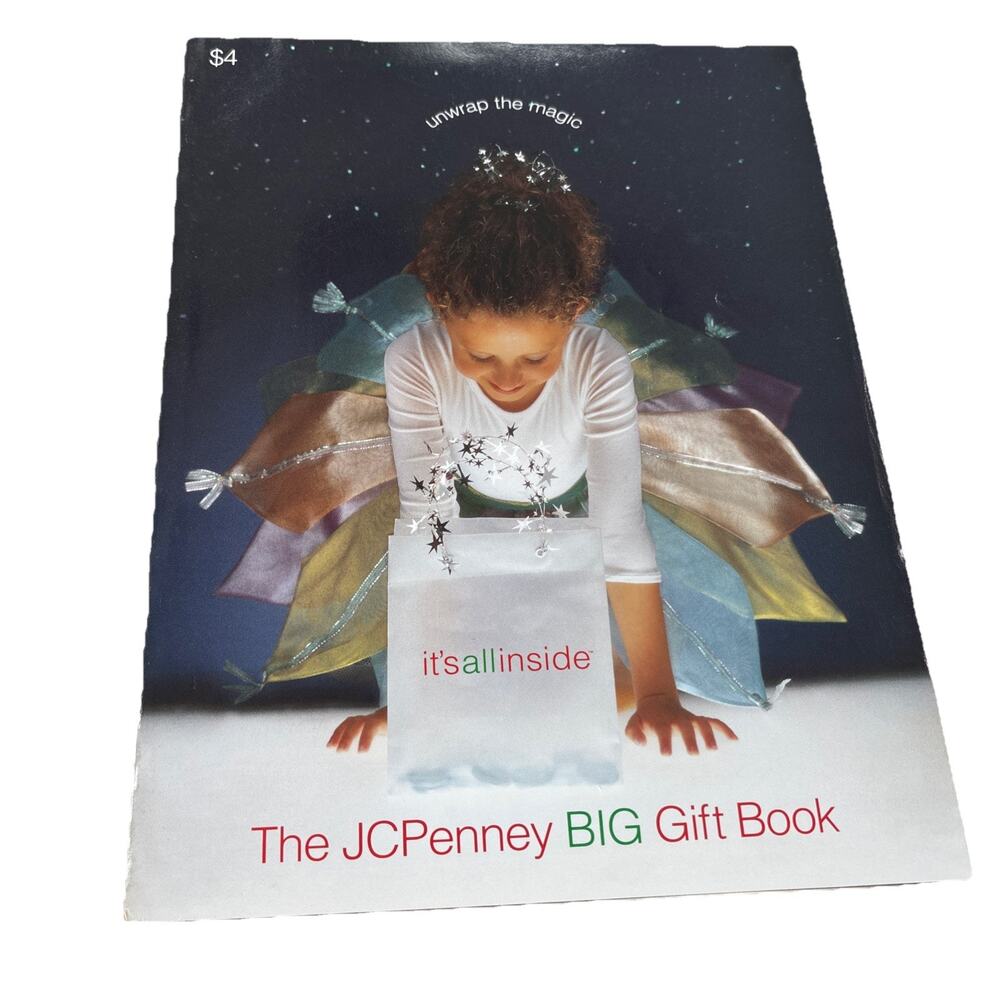Vintage 2000 JC Penney Christmas Catalog Toys Clothing Fashion Holiday Book Y2K